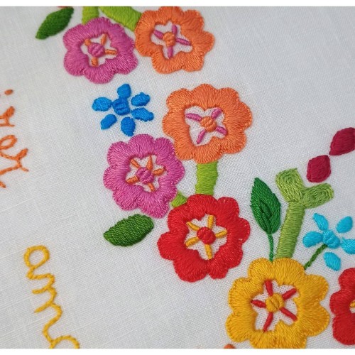 Lenço Coroa de Flores