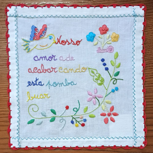 Lenço de Namorados - Nosso amor ade acabar